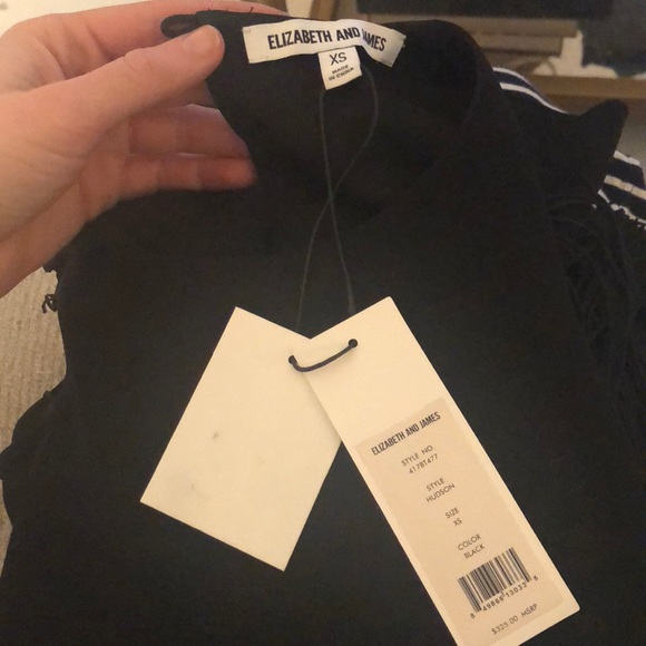 Elizabeth & James Hudson Top with Fringe Hem - Picture 5 of 5